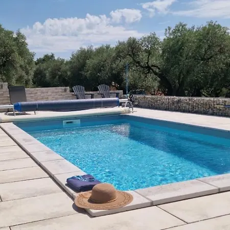 Des Oliviers Climatisee Avec Piscine Privee