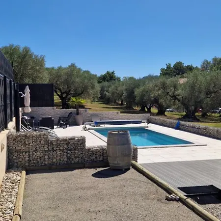 Des Oliviers Climatisee Avec Piscine Privee